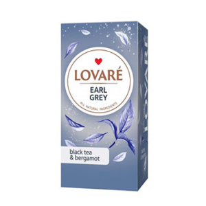 Чай чорний LOVARE Бергамот “Earl grey” 1 уп/24 пак. (01578)