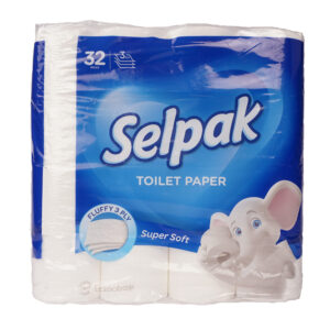Туалетний папір «Selpak» білий тришаровий 1 уп/32 шт (01169)