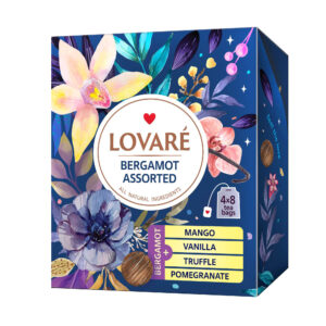 Чай чорний бергамот фруктовий LOVARE “Assorted tea” 1 уп/32 пак. (01587)