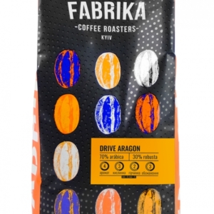 (Копія)Кава зернова  Fabrika Drive Aragon  1 уп /1 кг (01370)